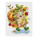 MP Studia Cross Stitch Kit - Autumn Hedgehog MP Studia Cross Stitch Kits - HobbyJobby