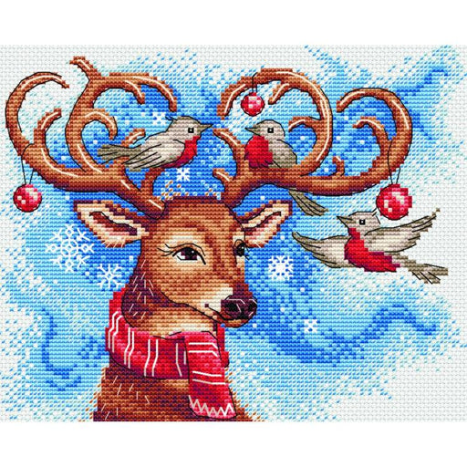 MP Studia Cross Stitch Kit - Dreamy Deer MP Studia Cross Stitch Kits - HobbyJobby