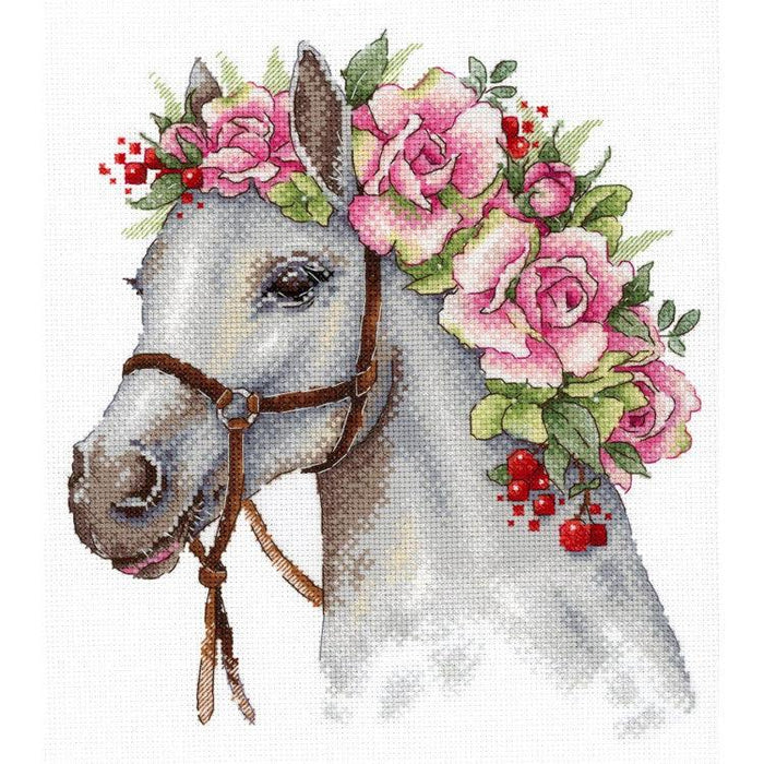 MP Studia Cross Stitch Kit - "Horse" MP Studia Cross Stitch Kits - HobbyJobby