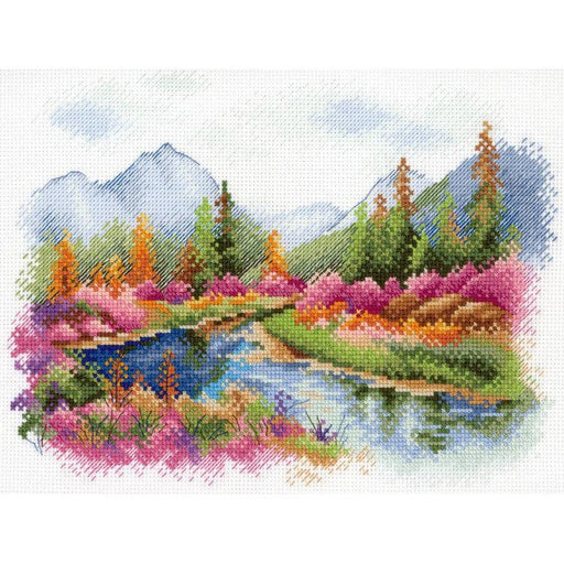 MP Studia Cross Stitch Kit - "Jack London Lake" MP Studia Cross Stitch Kits - HobbyJobby