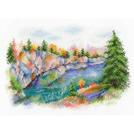 MP Studia Cross Stitch Kit - "Karelia. Ruskeala Park" MP Studia Cross Stitch Kits - HobbyJobby