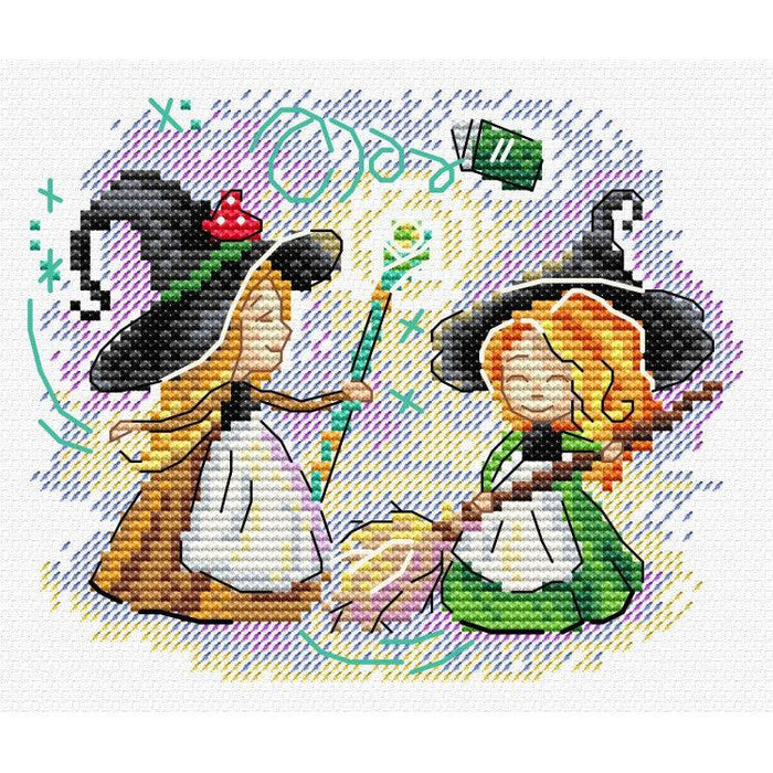 MP Studia Cross Stitch Kit - "Magic Cleaning" MP Studia Cross Stitch Kits - HobbyJobby