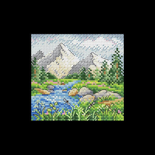 MP Studia Cross Stitch Kit - "Mountain Majesty" MP Studia Cross Stitch Kits - HobbyJobby