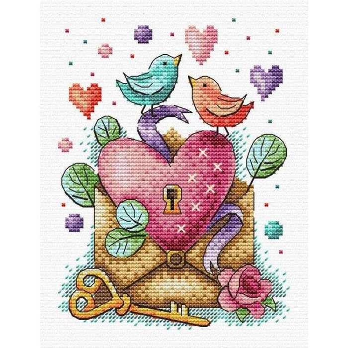 MP Studia Cross Stitch Kit - Valentine'S Day MP Studia - HobbyJobby