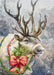 Petit Point Kit Luca-S - Christmas Deer, G598 - HobbyJobby