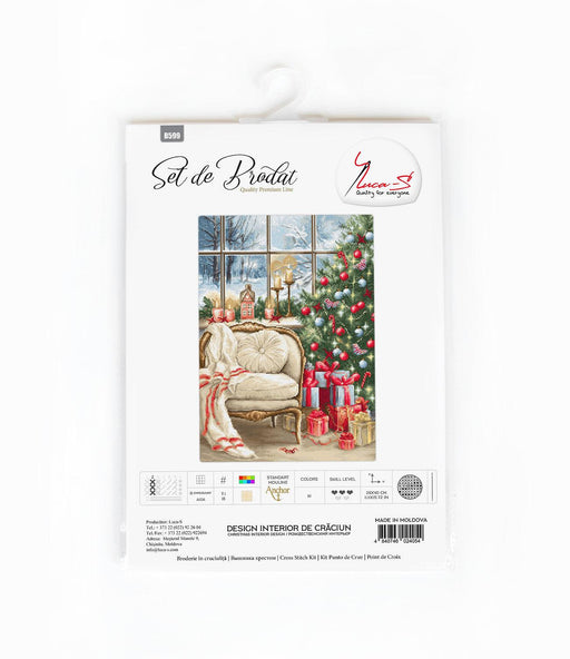 Petit Point Kit Luca-S - Christmas interior design G599 - HobbyJobby