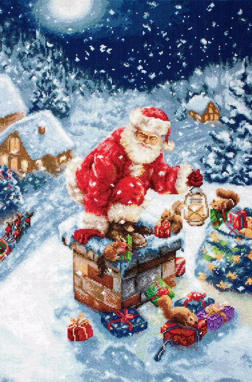 Petit Point Kit Luca-S - Santa Claus Gifts G577 - Luca-S