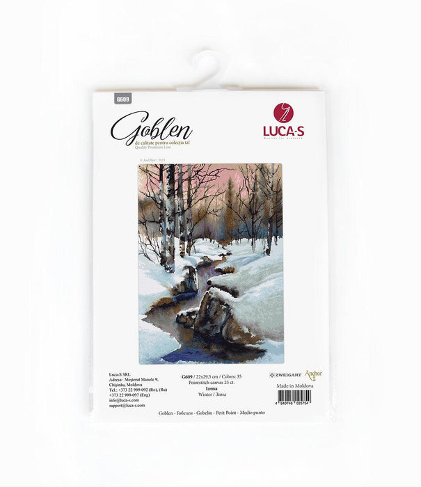 Petit Point Kit Luca-S - Winter, G609 Petit Point Kits - HobbyJobby