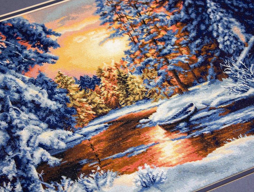 Petit Point Kit Luca-S - Winter Landscape Petit Point Kits - HobbyJobby