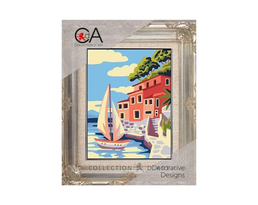 Printed Tapestry Kit RTO - "By the sea" Printed Kits - HobbyJobby