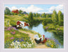 Riolis Cross Stitch Kit - By the River Cross Stitch Kits - HobbyJobby