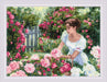 Riolis Cross Stitch Kit - In the Garden Cross Stitch Kits - HobbyJobby