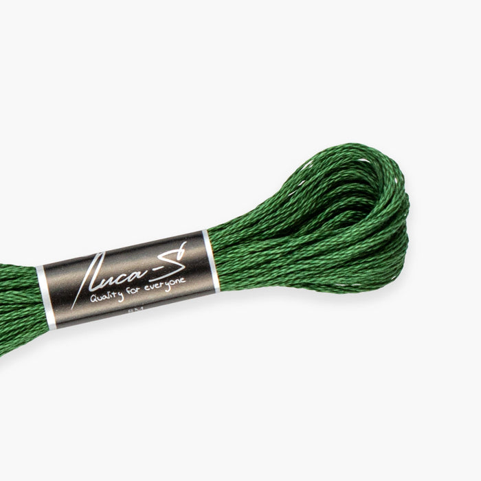 Stranded Cotton Luca-S Dark Green Stranded Cotton - HobbyJobby