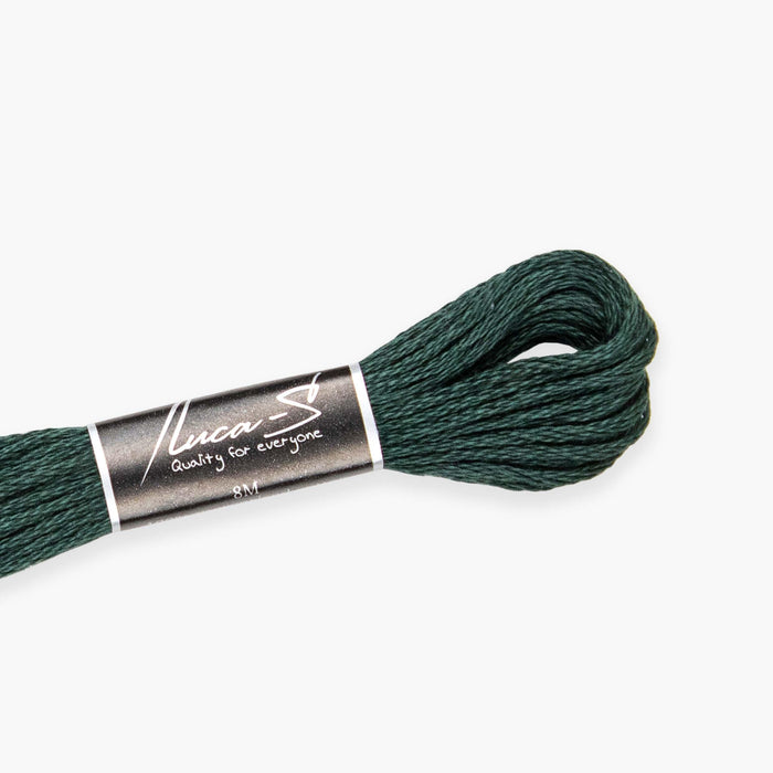 Stranded Cotton Luca-S Dark Green Stranded Cotton - HobbyJobby