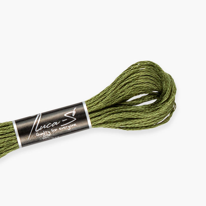 Stranded Cotton Luca-S Dark Green Stranded Cotton - HobbyJobby