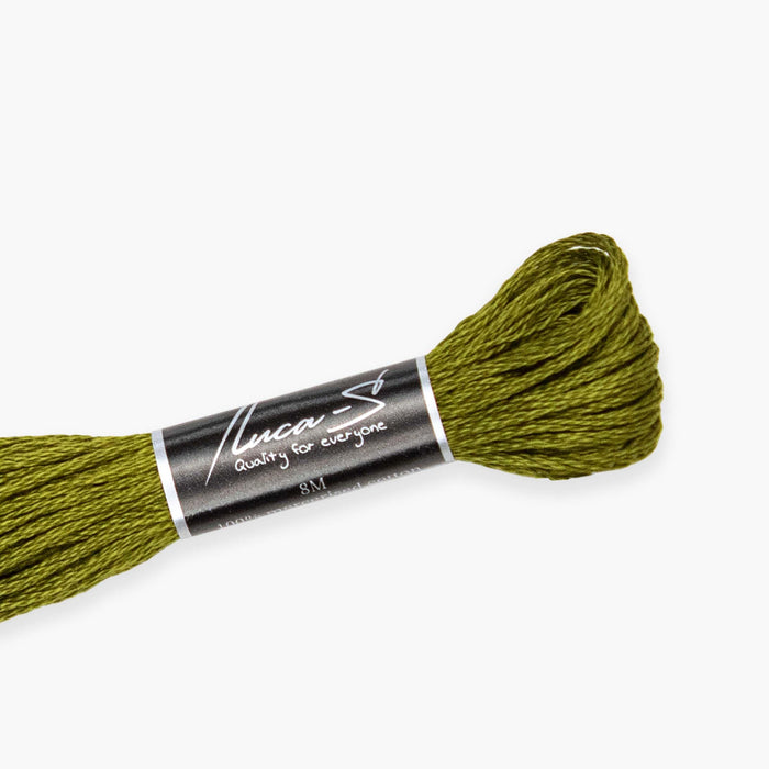 Stranded Cotton Luca-S Dark Green Stranded Cotton - HobbyJobby