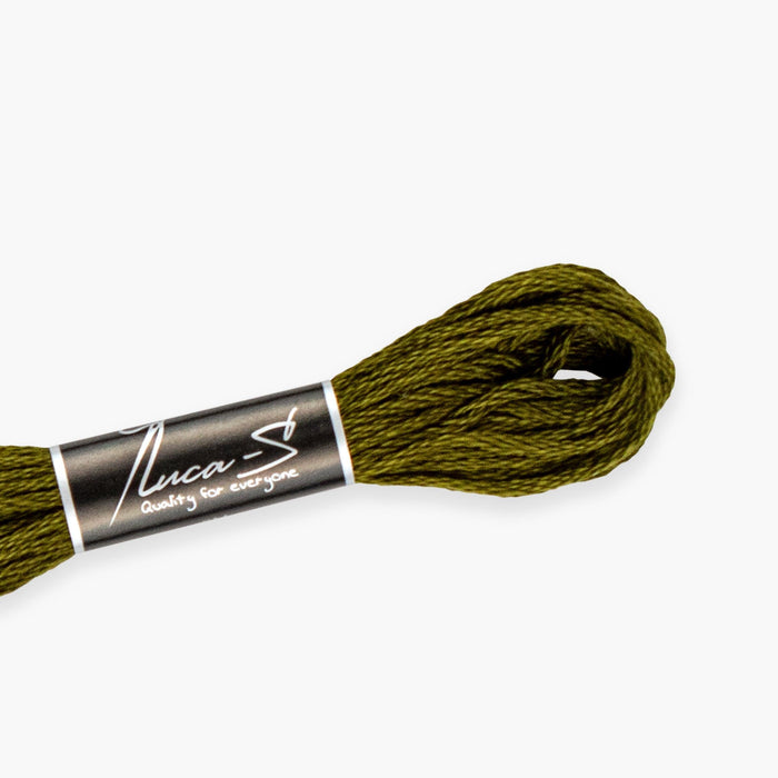 Stranded Cotton Luca-S Dark Green Stranded Cotton - HobbyJobby