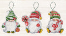 Toys Cross Stitch Kit Luca-S - Christmas Gnomes JK030 - Luca-S