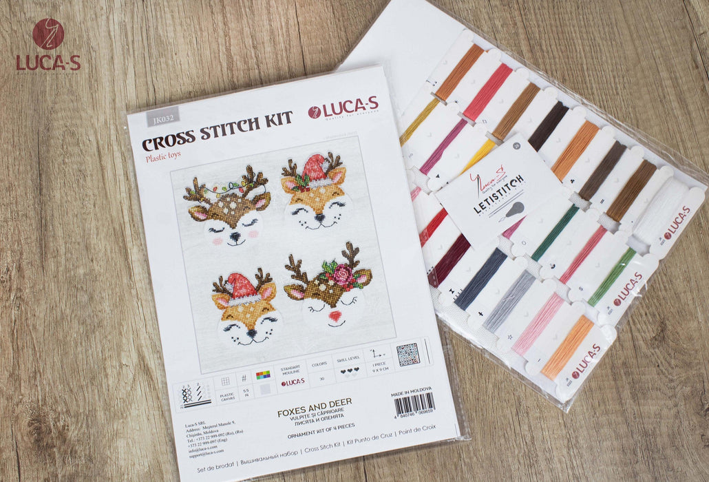 Toys Cross Stitch Kit Luca-S - Foxes and Deer JK032 - Luca-S