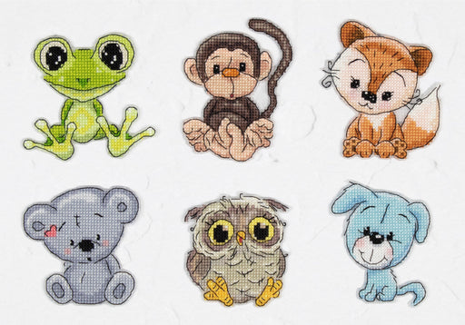 Toys Cross Stitch Kits - Friends 1, JK038 Cross Stitch Toys - HobbyJobby